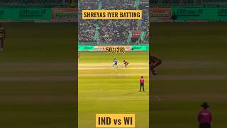 IND vs WI | Shreyas Iyer batting | Today match highlights #cricket # #westindiescricketteam #viral