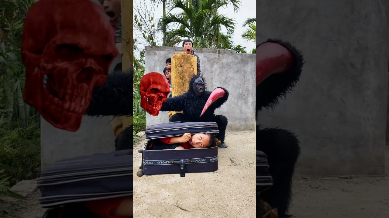 Soul King Gorilla Monster Angry Attack 2 Young Man And Young Girl