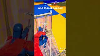 Spiderman 2099 goes crazy!!! #shorts#fortnite#ranked#funny#youtube#fyp#viral#creative#spiderverse