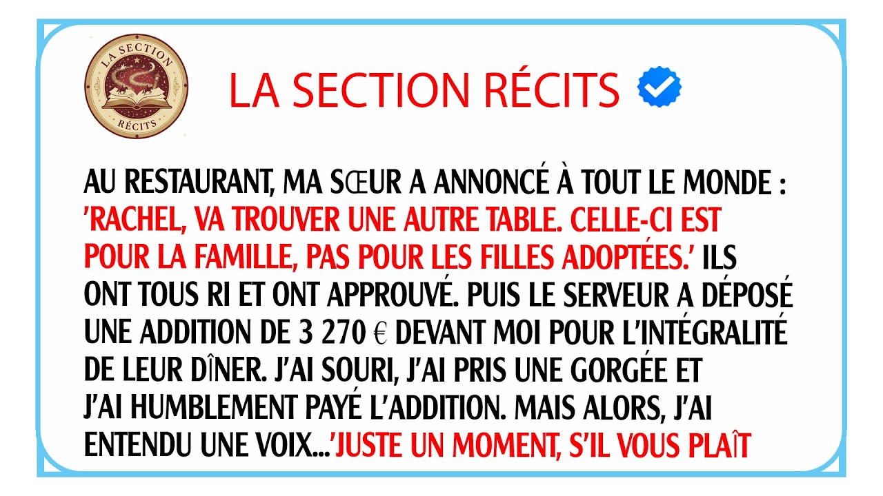 Ils m'ont forcée à payer l'addition de 3500€ mais le testament secret les a tous ruinés pour toujour