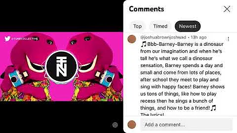 Barney remix lyrics