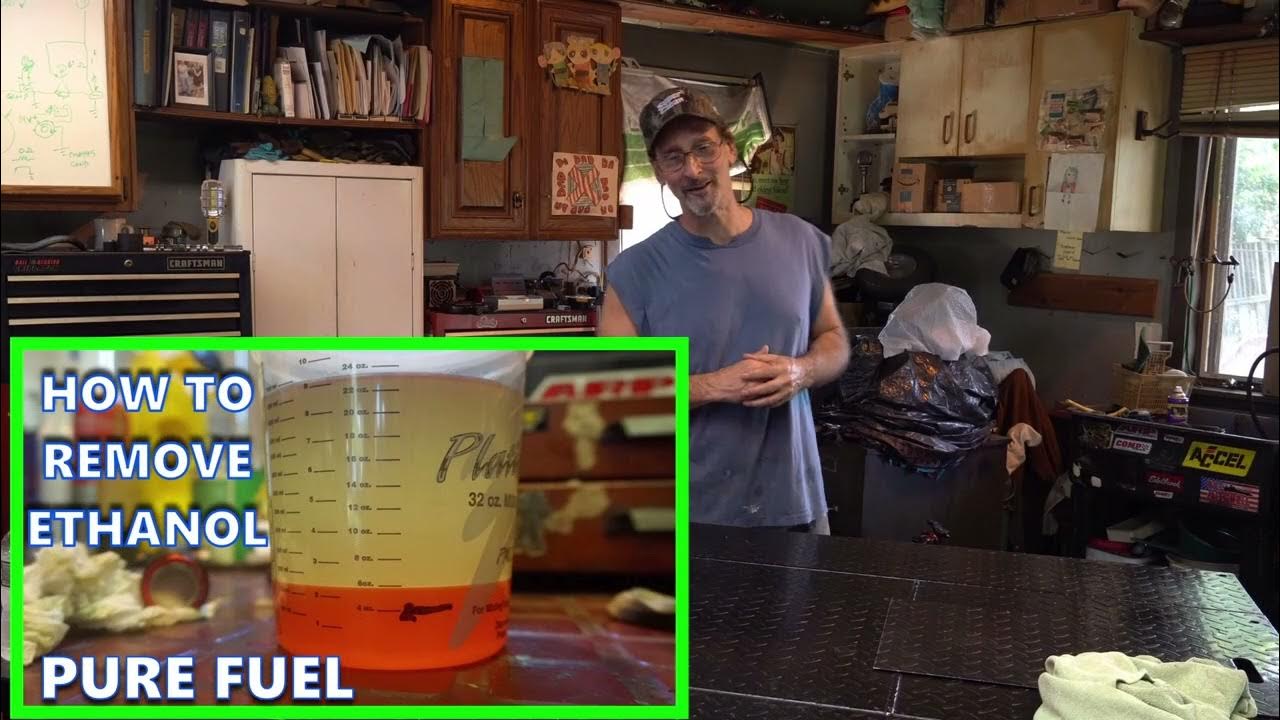 How to Remove Alcohol / Ethanol From Gas for Small Engines Promo 9/22/22 8pm est Stay