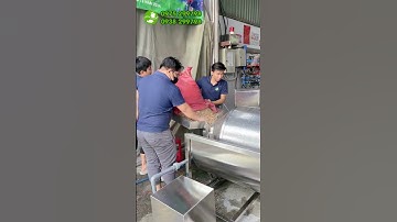 Máy rửa đậu phộng, rau củ, dược liệu siêu nhanh #vinaorganic #mayrualieu #mayrualieutudong