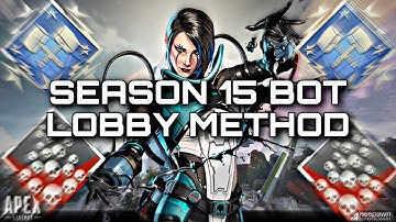 I FOUND A BOT LOBBY GLITCH IN APEX LEGENDS SEASON 15