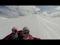 Twins snow tubing in Colorado