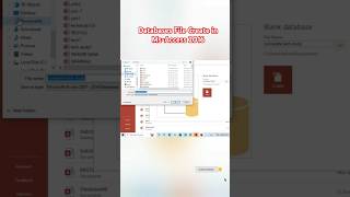 How to Create Database File in Ms-Access 2016|Database File Creation in Microsoft Access 2016 #ms