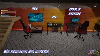 Sıfır VR VE PS5 Aldım // İNTERNET CAFE SİMULATOR 2 #keşfet