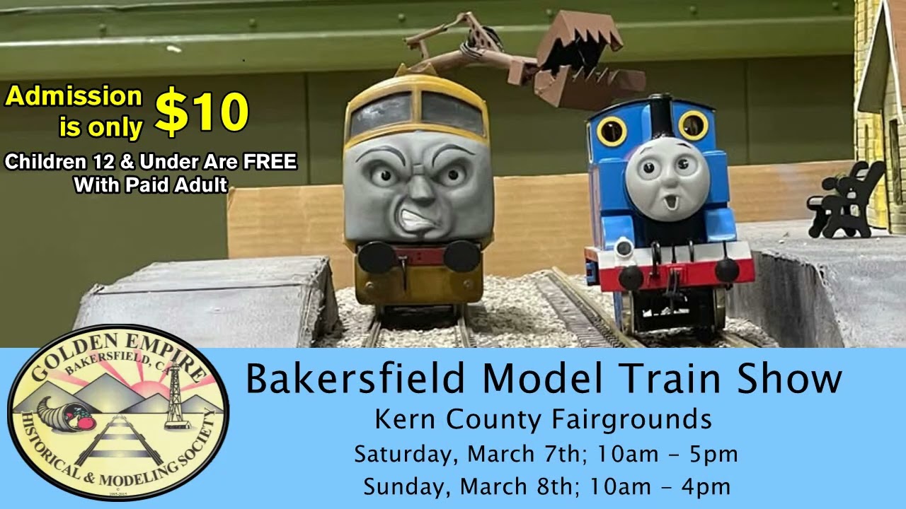 March 7-8, 2026, 32nd Annual Bakersfield Model Train Show TV Commercial