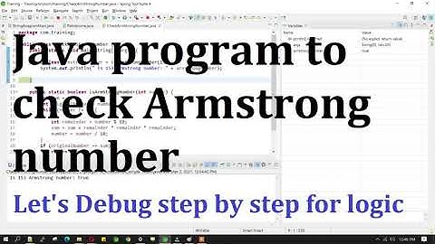 Java program to check Armstrong number | coding question in product based company