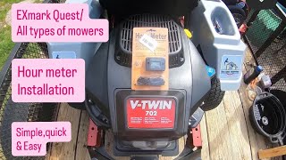 👉“Stop Guessing Engine Hours! Install an Hour Meter on ANY Lawn Mower (Easy Guide)”