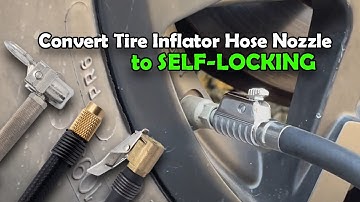 Convert Screw-on Tire Inflator Hose Nozzles to Lightning™ Self-Locking | Lock-on Extension Chucks