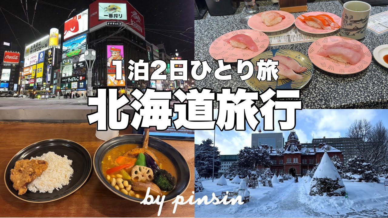 【北海道旅行】1泊2日の札幌ひとり旅でグルメを満喫🍣🍜🍛