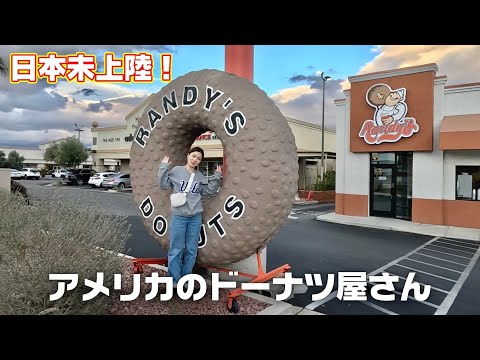 【ラスベガス生活🇺🇸】アイアンマンの映画にも出てくるアメリカの有名なドーナツ屋さん行ってきた🍩🤤Randy's donuts｜VLOG