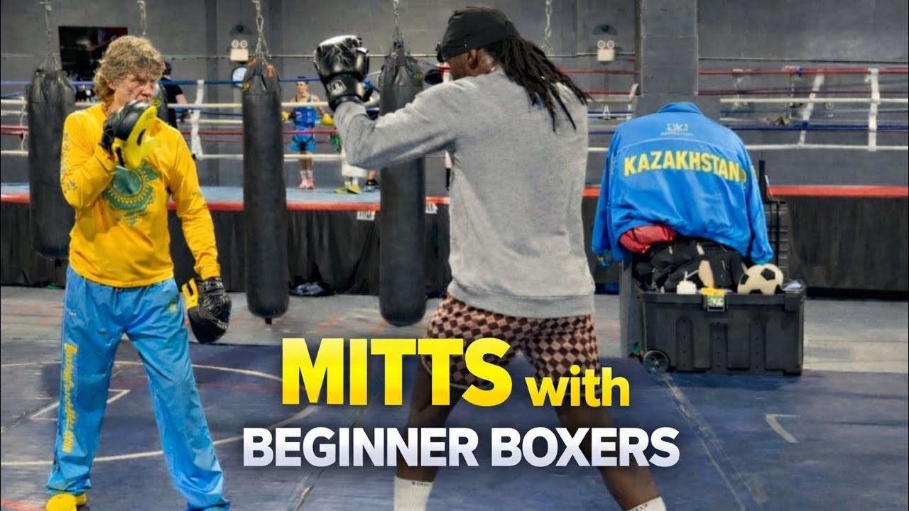 Coach Mike's mitts with beginner boxers: Boxing Footwork and Basic Technique