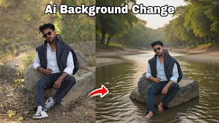 Any Photo Background Change with AI 😱 No Photoshop Needed screenshot 1
