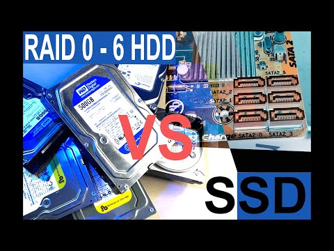 Видео: RAID0 из 6 жестких дисков против SSD