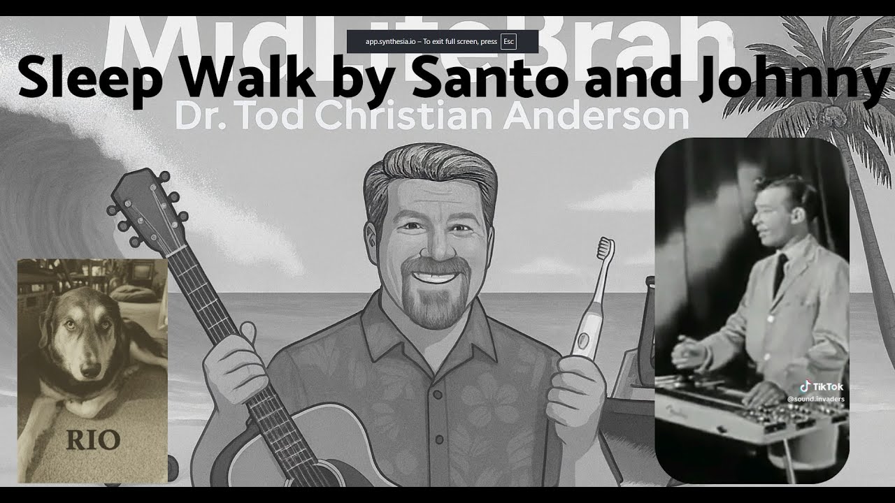 🎸🌊 “Sleep Walk” — A Surf Guitar Classic (Rio Sings Along 🐕🎶)