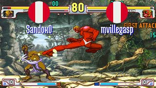 FT5 @sfiii3nr1: Sandox0 (PE) vs mvillegasp (PE) [SF III 3rd Strike sfiii sf3 Fightcade] Jun 7
