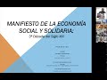 Manifiesto de la Economía Social y Solidaria