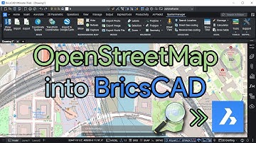 Import OpenStreetMap data into BricsCAD