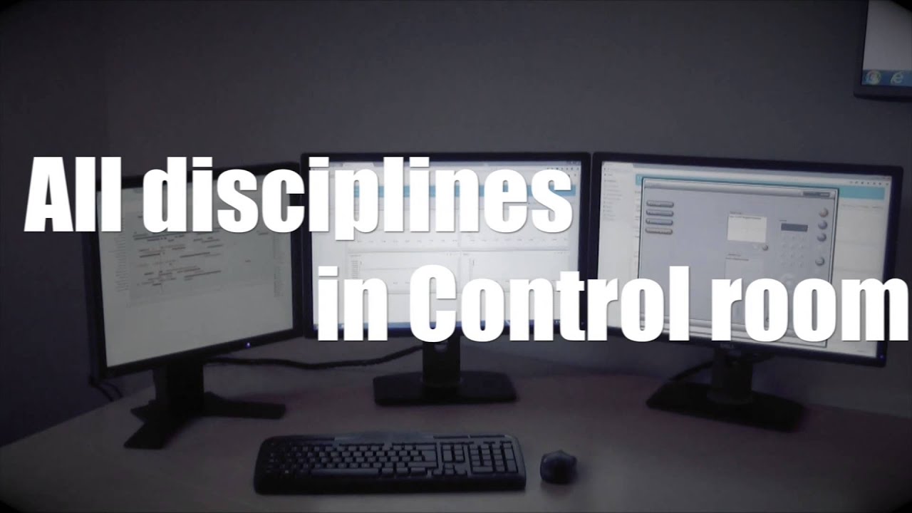 All disciplines together in the Q.I. Press Controls Control Room