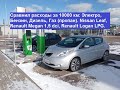 Сравнил расходы за полгода и 10000 км... Электро, бензин, ДТ, Газ. Лиф, Меган 1.5 dci, Логан LPG.