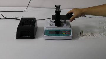 Demo Video for DahoMeter LIquids Densitometer---Standard Weights Parameter Setting