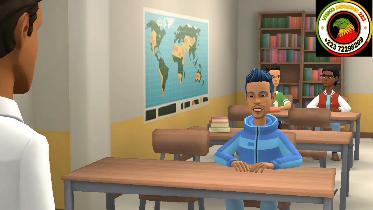 Dessin animé en bambara 😂 regarde jusqu'à la fin mort de rire 😂😂😂😂😂😂