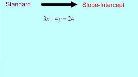 4H - Converting between forms