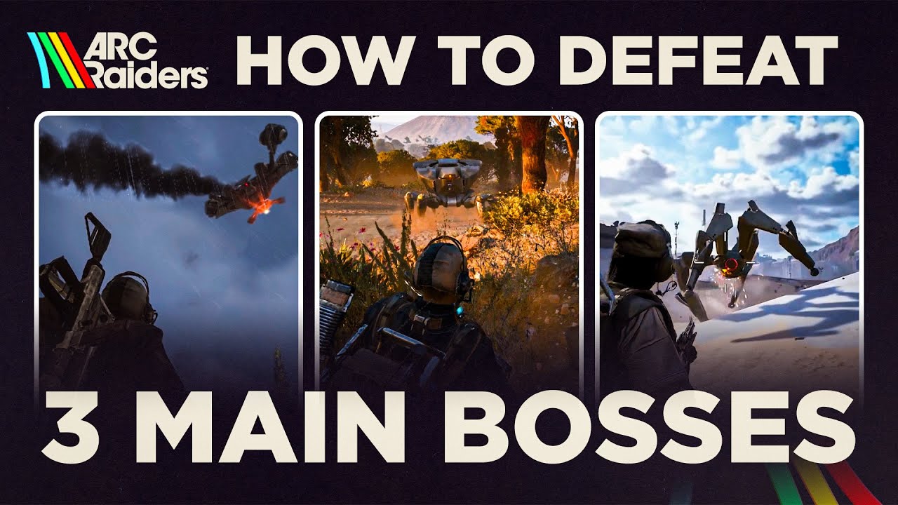 How To Fight Every Boss In The Server Slam | ARC Raiders