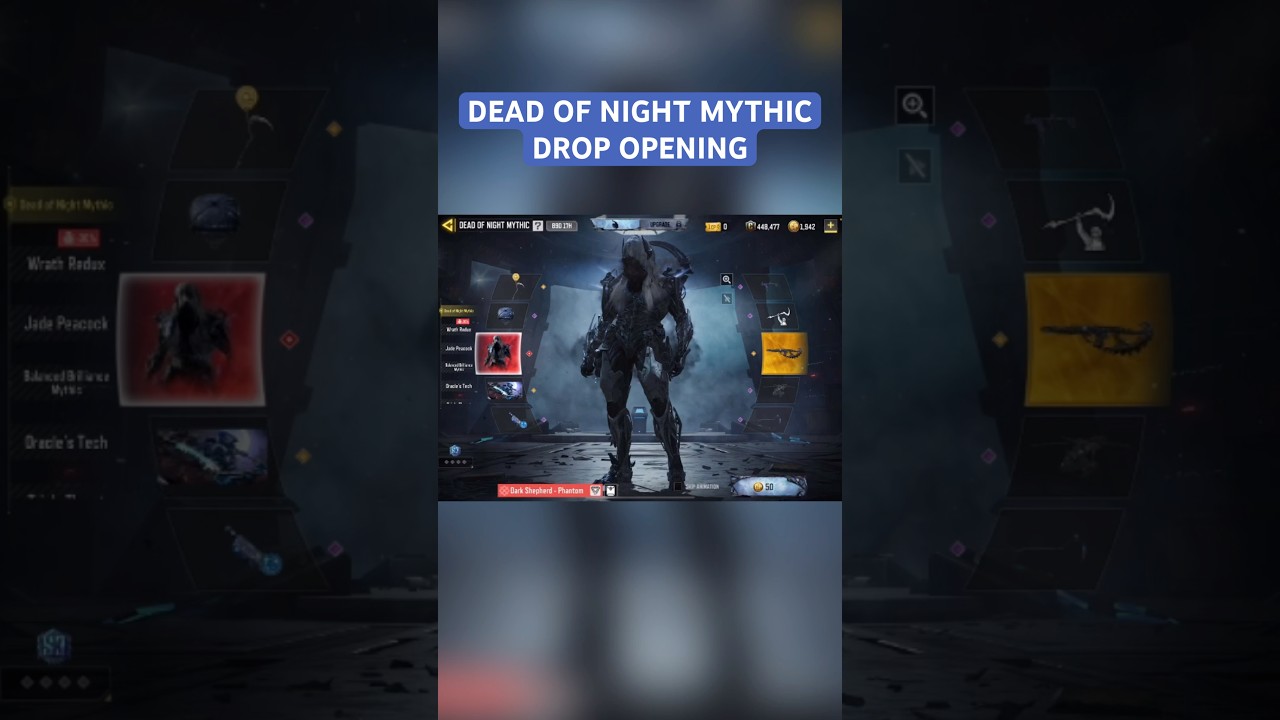 Открытие розыгрыша «Мифической смерти в ночи» — COD Mobile