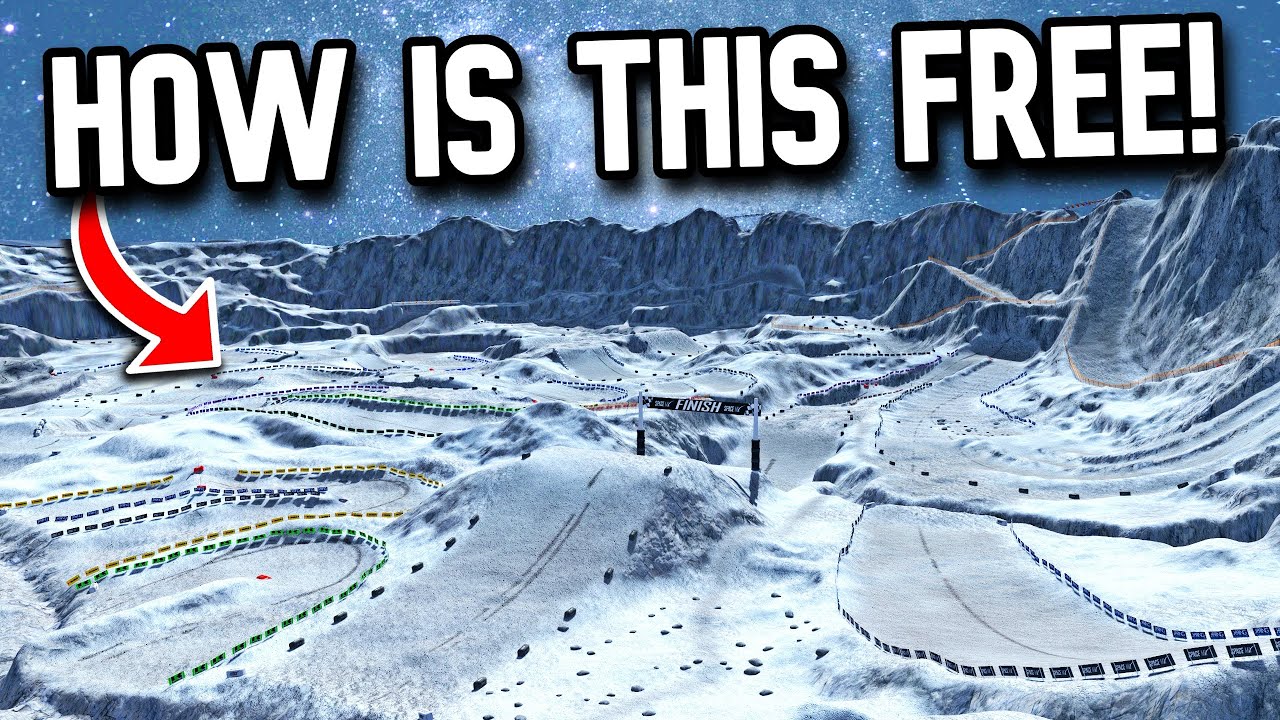 HE BUILT A TRACK ON THE MOON!