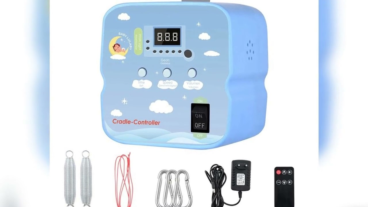 A must-have product! Electric baby swing controller,2pcs spring and remote control, motor spring c