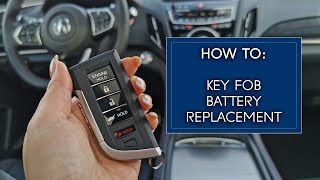 How to change key fob battery | West Side Acura in Edmonton Alberta