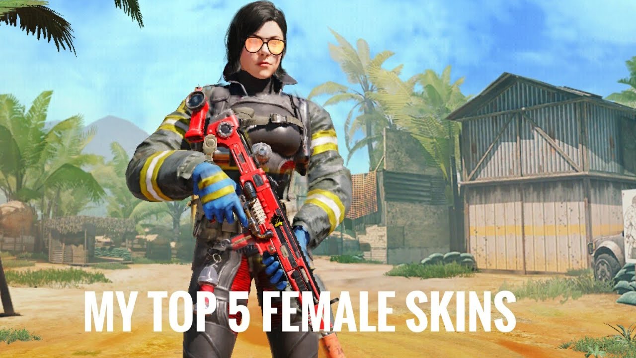 My top 5 female skins in COD mobile