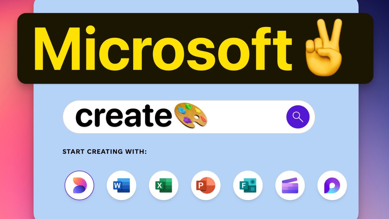 Overview of Microsoft Create - YouTube