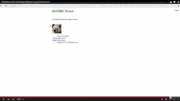 Websphere portal and Google integration using OAuth protocol