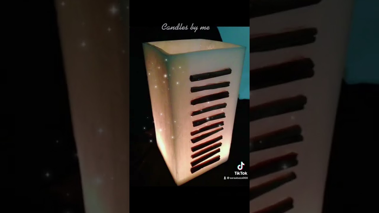 Candles with Cinnamon sticks 🕯 