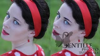 HOW TO DARKEN EYEBROWS IN PHOTOSHOP CC - LENTILLE PHOTO TUTORIALS screenshot 4