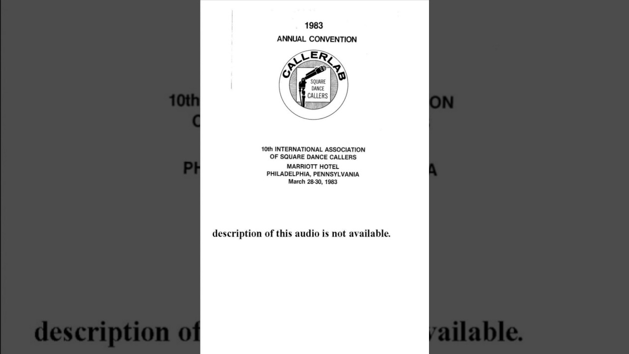 1983 CALLERLAB Conv New & Innovative Ideas