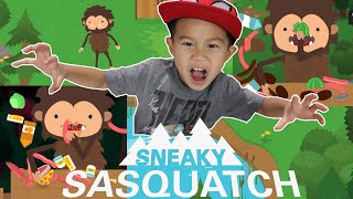 SNEAKY SASQUATCH Gameplay | Apple Arcade | Mobile Games | Kaven App Review screenshot 1