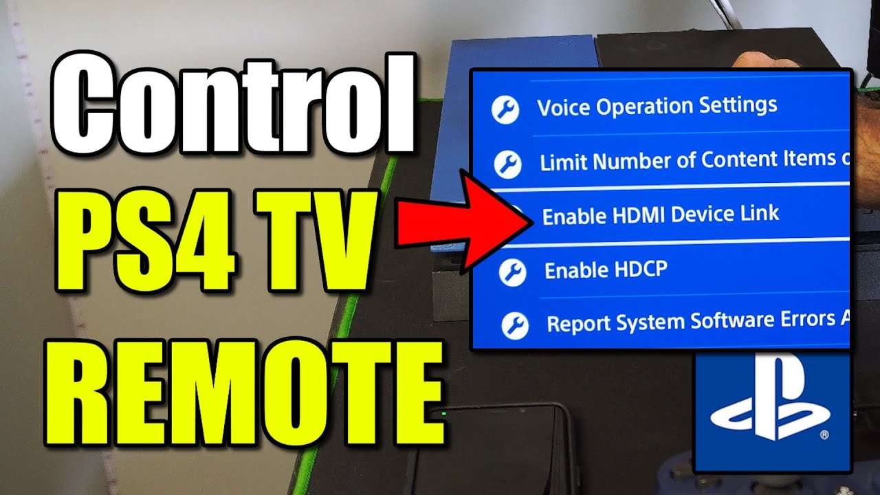 How to Fix Control your PS4 with your TV REMOTE & Enable HDMI