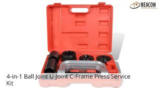 4-in-1 Ball Joint U-Joint C-Frame Press Service Kit