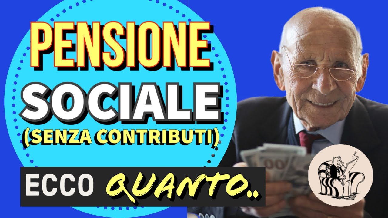 IN PENSIONE SENZA CONTRIBUTI❗️👉 Ecco quanto percepisce chi non ha mai svolto lavori retribuiti. 💶