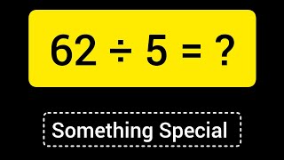 62 Divided by 5 ||62 ÷ 5 ||Long Division with One digit Divisor ||Quotient, Remainder ,Dividend