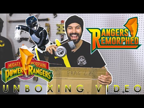 MIGHTY MORPHIN' POWER RANGER POWER AXE RANGERSREMORPHED UNBOXING VIDEO