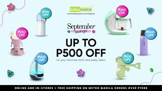 Up to P500 OFF on Mom and Baby items | Free Shipping | Babymama PH
