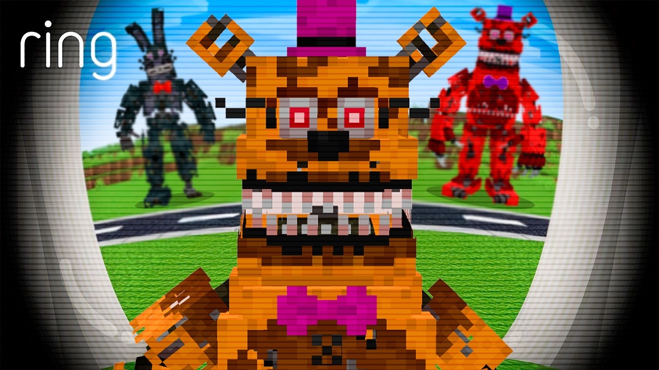 Los ANIMATRÓNICOS de FNAF Llamaron a Mi Puerta en Minecraft!