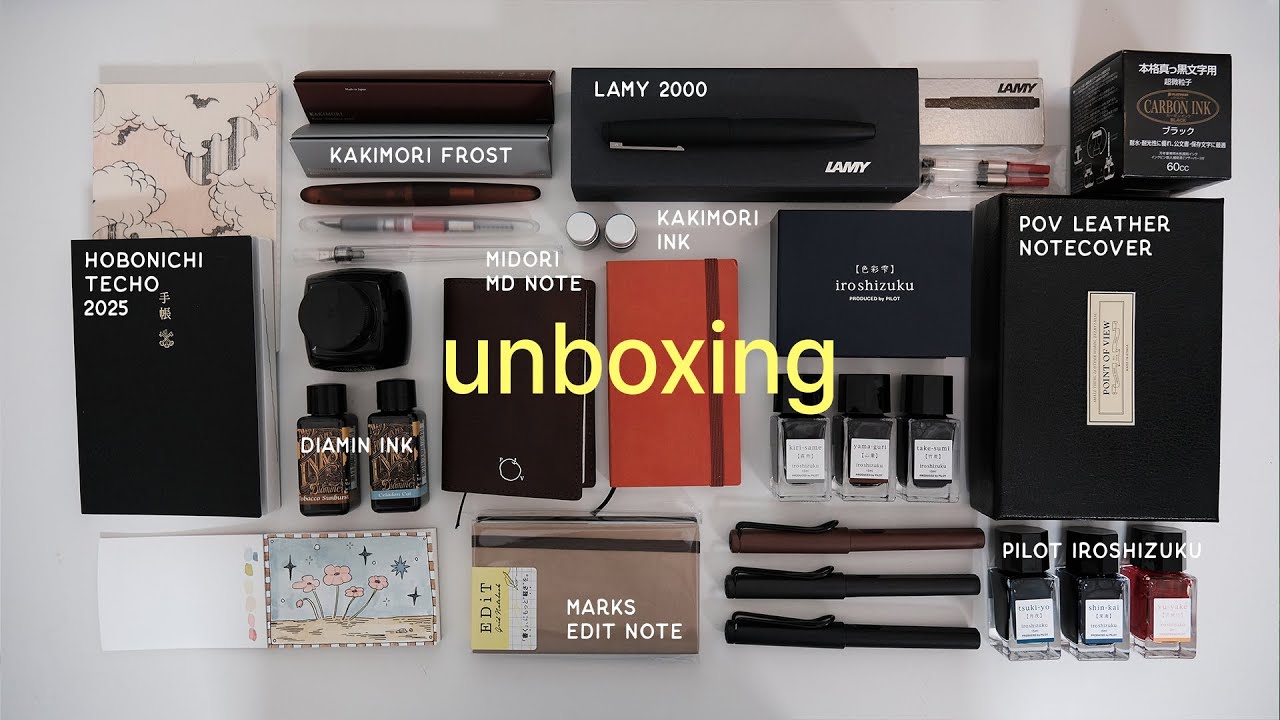 unboxing l 만년필의 매력에 빠진 자의 문구 쇼핑…