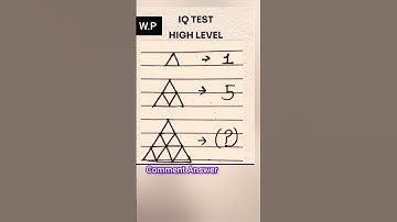 IQ Test how Many Triangles? #iqtest #triangle #shortsfeed  #puzzle #braingames #mathpuzzles
